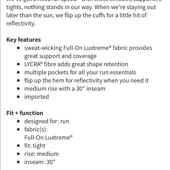 Sold Lululemon Speed Tight III Full on Luxtreme - Picture 9 of 15